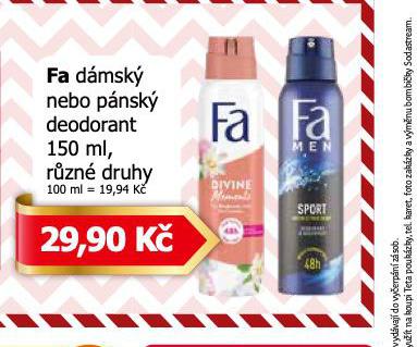 FA DEODORANT