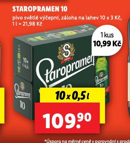 PIVO STAROPRAMEN 10
