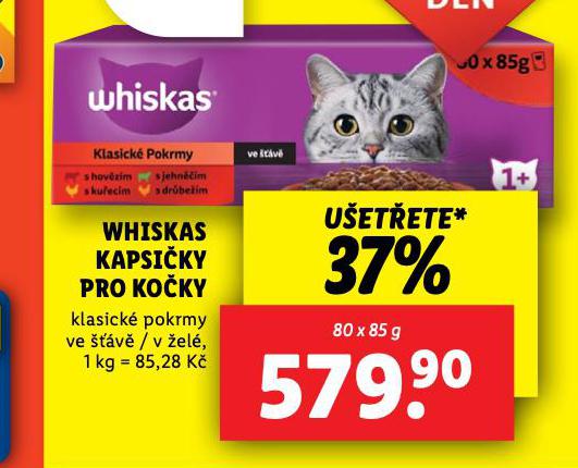 WHISKAS KAPSIKY PRO KOKY