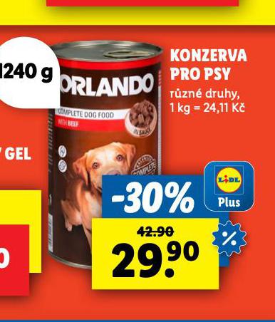 ORLANDO KONZERVA PRO PSY