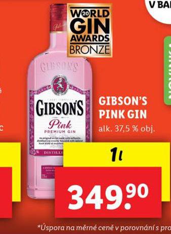 GIBSONS PINK GIN