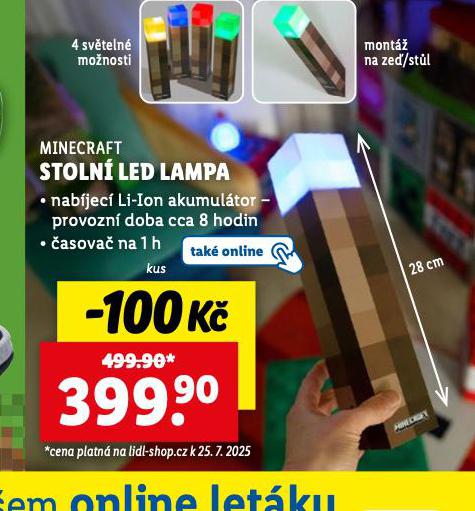 STOLN LED LAMPA