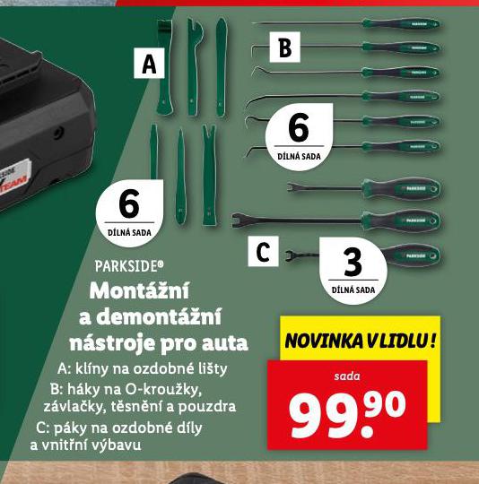 MONTN A DEMONTN NSTROJE PRO AUTA