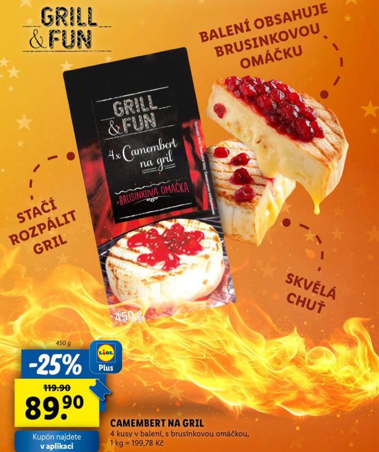 CAMEMBERT NA GRIL