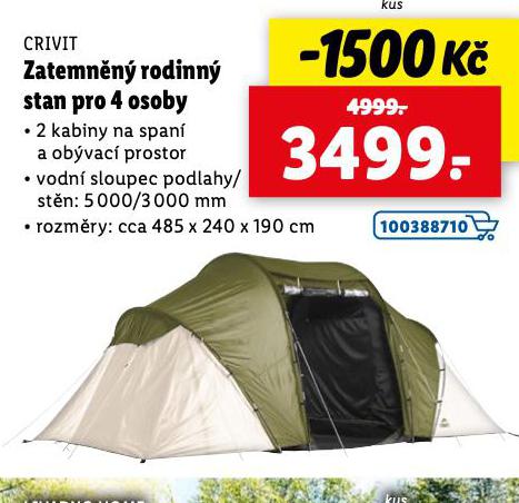 ZATEMNN RODINN STAN PRO 4 OSOBY