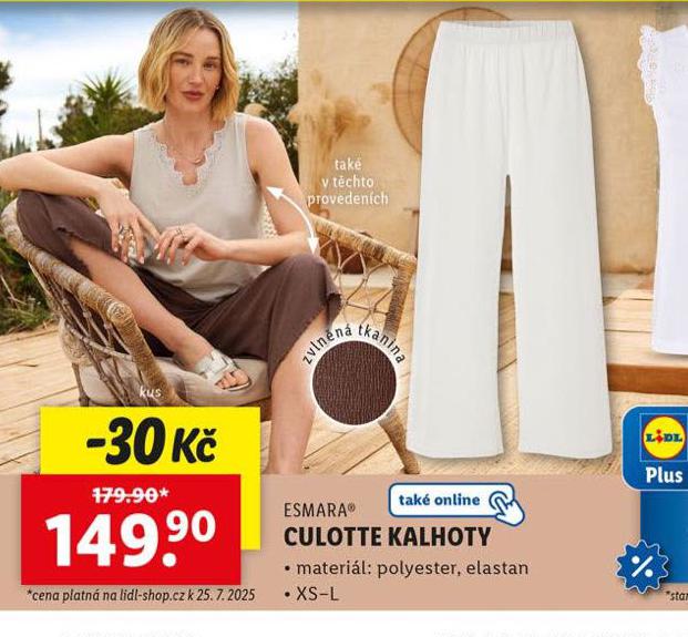 CULOTTE KALHOTY