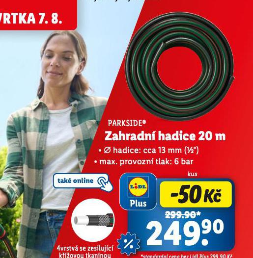 ZAHRADN HADICE 20 M