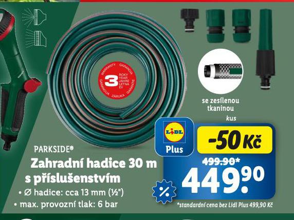 ZAHRADN HADICE 30 M S PSLUENSTVM