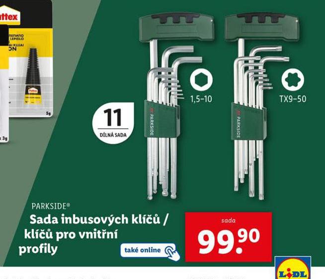SADA IMBUSOVCH KL / KL PRO VNITN PROFILY
