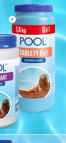 POOL TABLETY 6v1