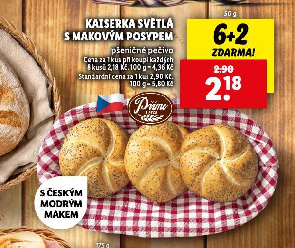 KAISERKA SVTL S MAKOVM POSYPEM
