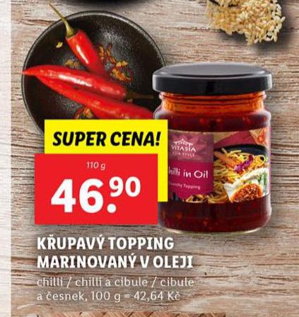 KUPAV TOPPING MARINOVAN V OLEJI