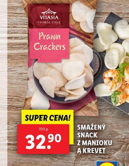 SMAEN SNACK Z MANIOKU A KREVET