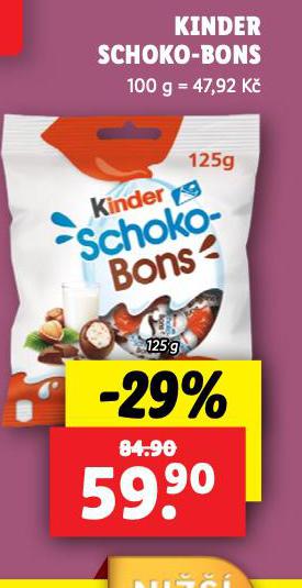 KINDER SCHOKO BONS
