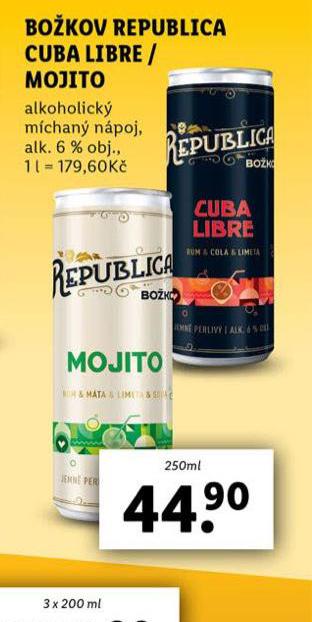 BOKOV REPUBLICA CUBA LIBRE / MOJITO