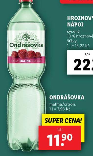 ONDROVKA MALINA / CITRON