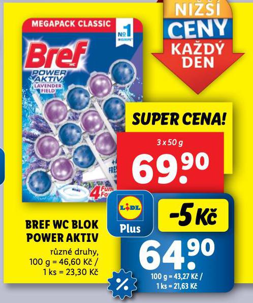 BREF WC BLOK POWER AKTIV