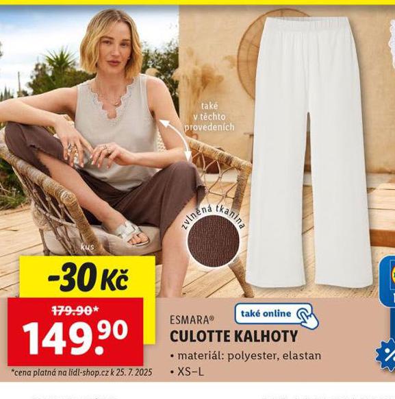 CULOTTE KALHOTY