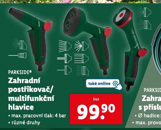 ZAHRADN POSTIKOVAE / MULTIFUNKN HLAVICE