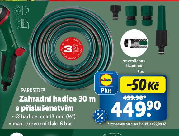 ZAHRADN HADICE 30 M S PSLUENSTVM