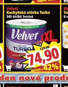 VELVET KUCHYSK UTRKA TURBO