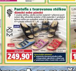 PANTOFLE S TVAROVANOU STLKOU