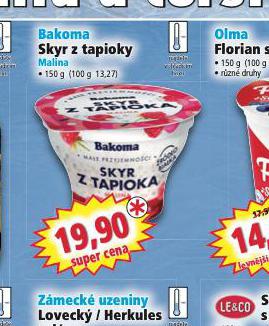 BAKOM SKYR Z TAPIOKY