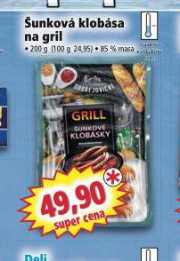 UNKOV KLOBSA NA GRIL