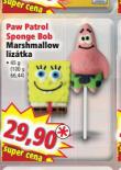 PAW PATROL, SPONGE BOB MARSHMALLOW LZTKA