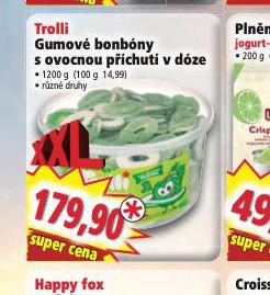 TROLLI GUMOV BONBONY