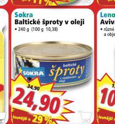 SOKRA BALTICK PROTY V OLEJI