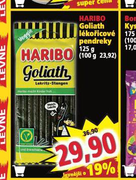 HARIBO GOLIATH SKOICOV PENDREKY