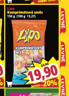 LIPO KOMPRIMTOV SMS