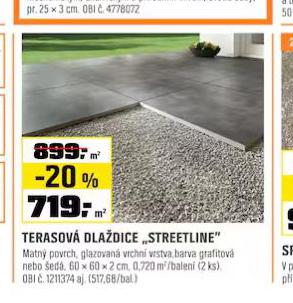TERASOV DLADICE STREELINE