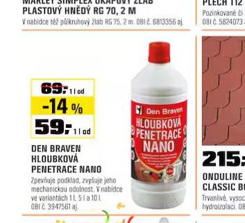 DEN BRAVEN HLOUBKOV PENETRACE NANO