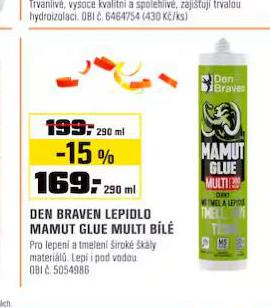 DEN BRAVEN LEPIDLO MAMUT GLUE MULTI BL