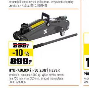 HYDRAULICK POJDN HEVER