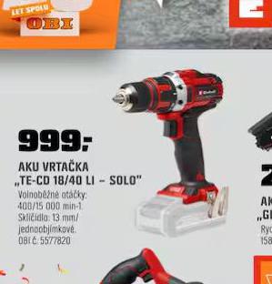 EINHELL AKU VRTAKA