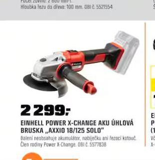 EINHELL POWER AKU HLOV BRUSKA