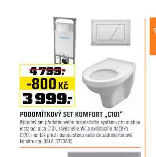 PODOMTKOV SET KOMFORT 