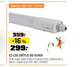 E2 LED SVTLO DO VLHKA