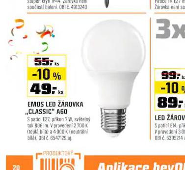 EMOS LED ROVKA