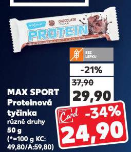 MAXSPORT PROTEINOV TYINKA