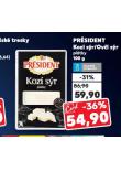 PRÉSIDENT KOZÍ SÝR
