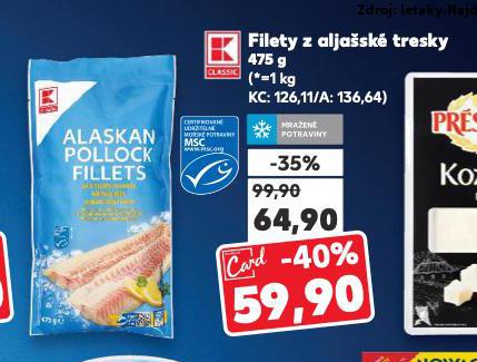 FILETY Z ALJASK TRESKY