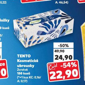 TENTO KOSMETICK UBROUSKY