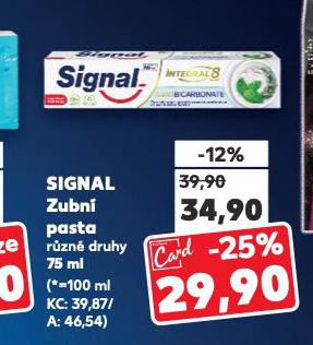 SIGNAL ZUBN PASTA