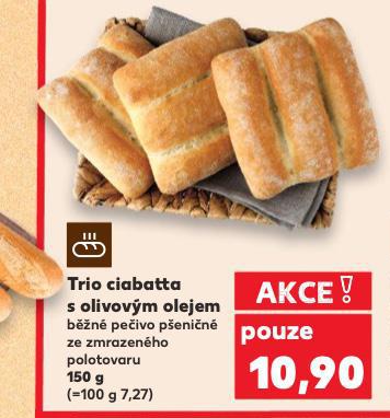 TRIO CIABATTA S OLIVOVM OLEJEM
