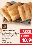 TRIO CIABATTA S OLIVOVÝM OLEJEM