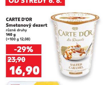 CARTE D'OR SMETANOV DEZERT